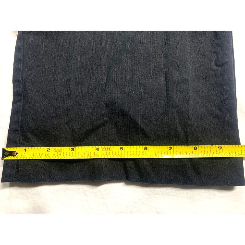 Dolls Kill Current Mood Black Wide Leg Buckle Cargo Pants Goth Grunge Size M - Picture 7 of 8